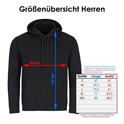 Kapuzen Sweatshirt Nur wo Neubrandenburg drauf steht ist auch Neubrandenburg drin schwarz Herren Gr. S bis 2XL - 