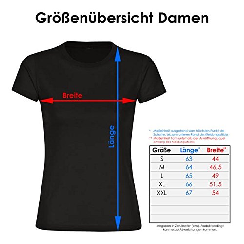 T-Shirt Neubrandenburg Expertin schwarz Damen Gr. S bis 2XL - 